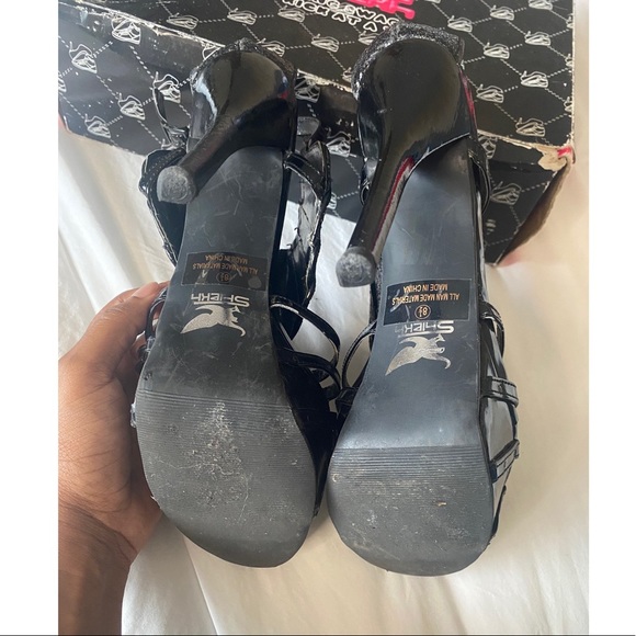 Sheikh Glitter Heel Pumps Size 8.5 Women Girls Shoes - Picture 6 of 7